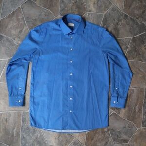 Eton Men's Contemporary Fit Twill Dress Shirt US 16.5